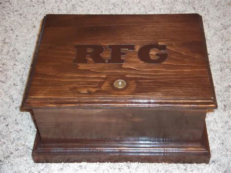 wood box stamped distributed by van speciality co bismarck n.d|Yarbrough Custom Woodworking .